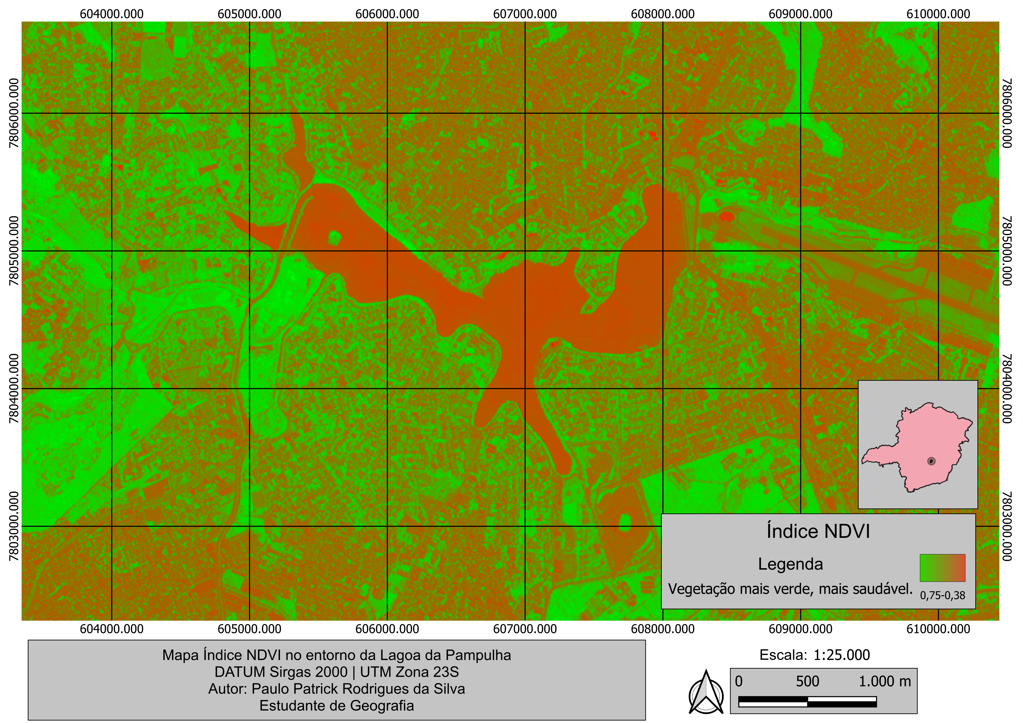 Mapa NDVI