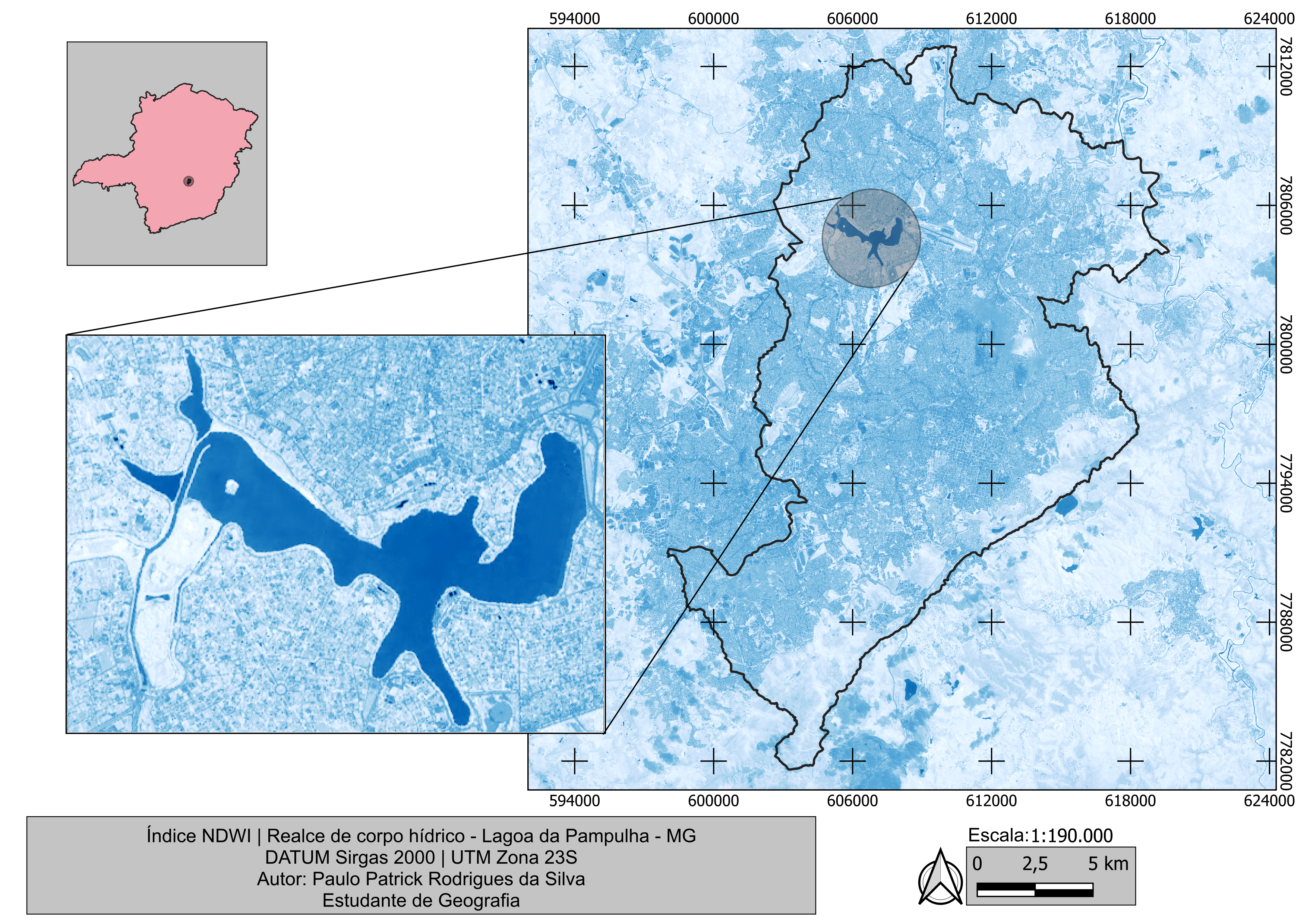 Mapa NDWI