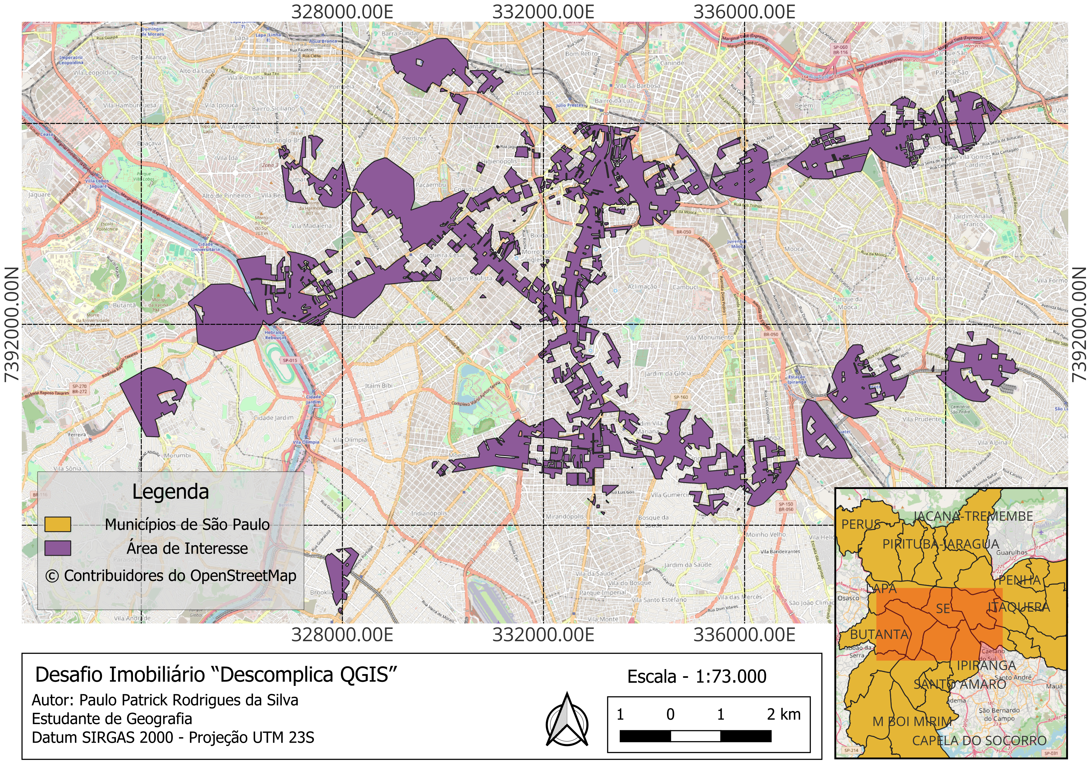 Mapa do Desafio Imobiliário
